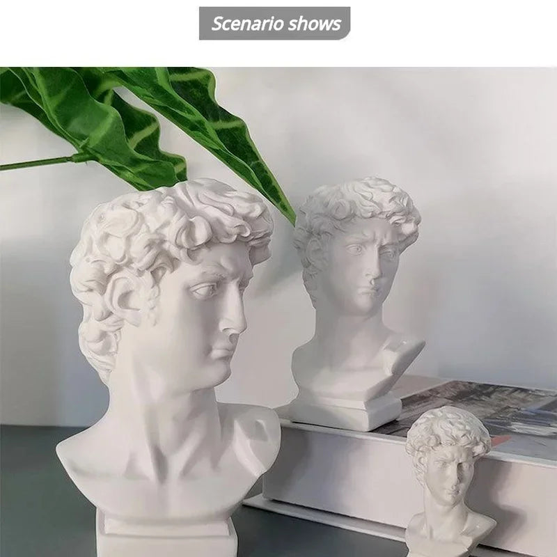 Ins Nordic David Vase Hydroponic Vase Ornaments Flower Pot Makeup