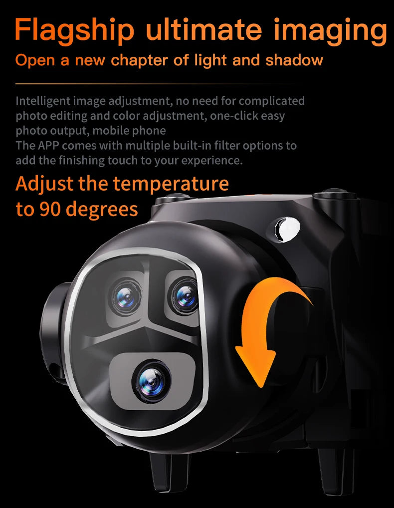 New H21/H20 Drone 8K HD Professional 90° ESC Camera Brushless Motor Optical Flow Hovers Quadcopter Drones
