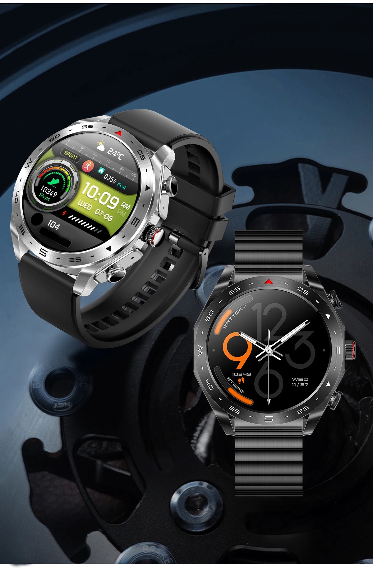 2024 TWS 2-in-1 Bluetooth Earphones Smart Watch Bluetooth Call GPS Motion Trajectory HIFI 9D Sound Quality Smartwatch