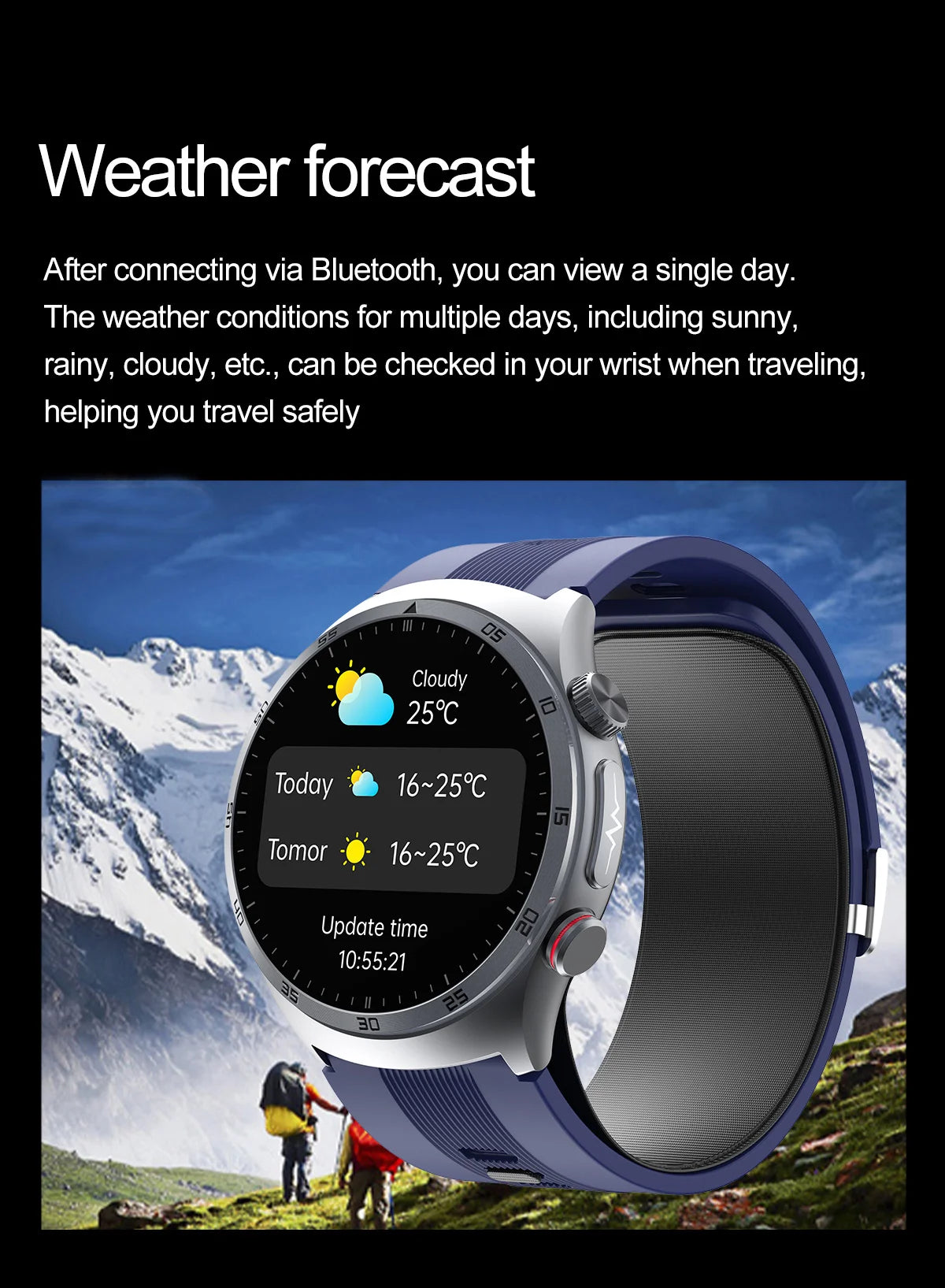 Airbag Smart Watch 2025 New Health watch men Air pump True Accurately Blood Pressure watches Uric Acid Blood Lipids