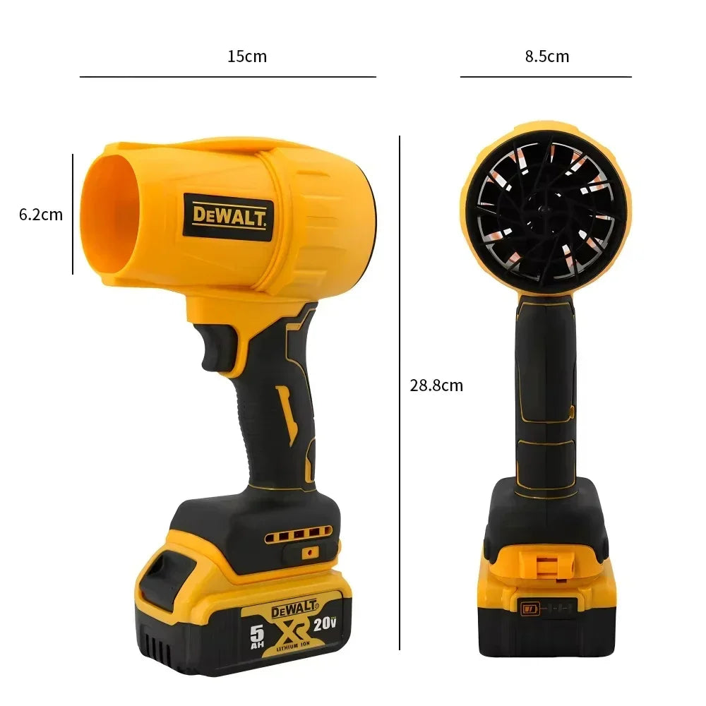 Dewalt 30000RPM Brushless Air Blower Cordless Turbo Fan Handheld Violent Fan Dryer 20V Rechargeable Dust Blowing Tool 2025 New