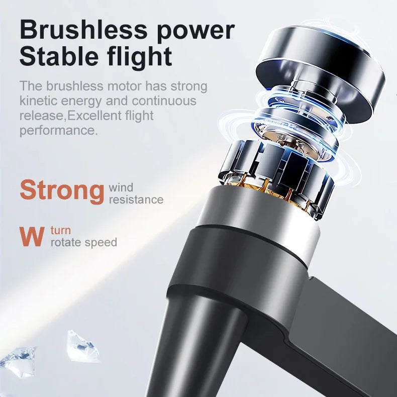 VIVO D18 Drone 8K Aerial HD Dual Camera Photography Intelligent Obstacle Avoidance Brushless Power 5G WIFI GPS Return VR Drone