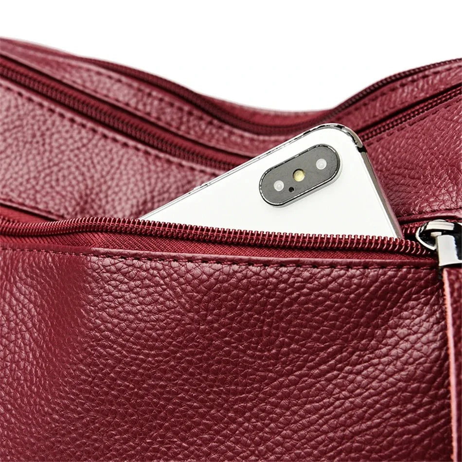 Genuine Brand PU Leather Sac Luxury Handbags Women Bags Designer Shoulder Crossbody Hand Bags for Women Purses and Handbags
