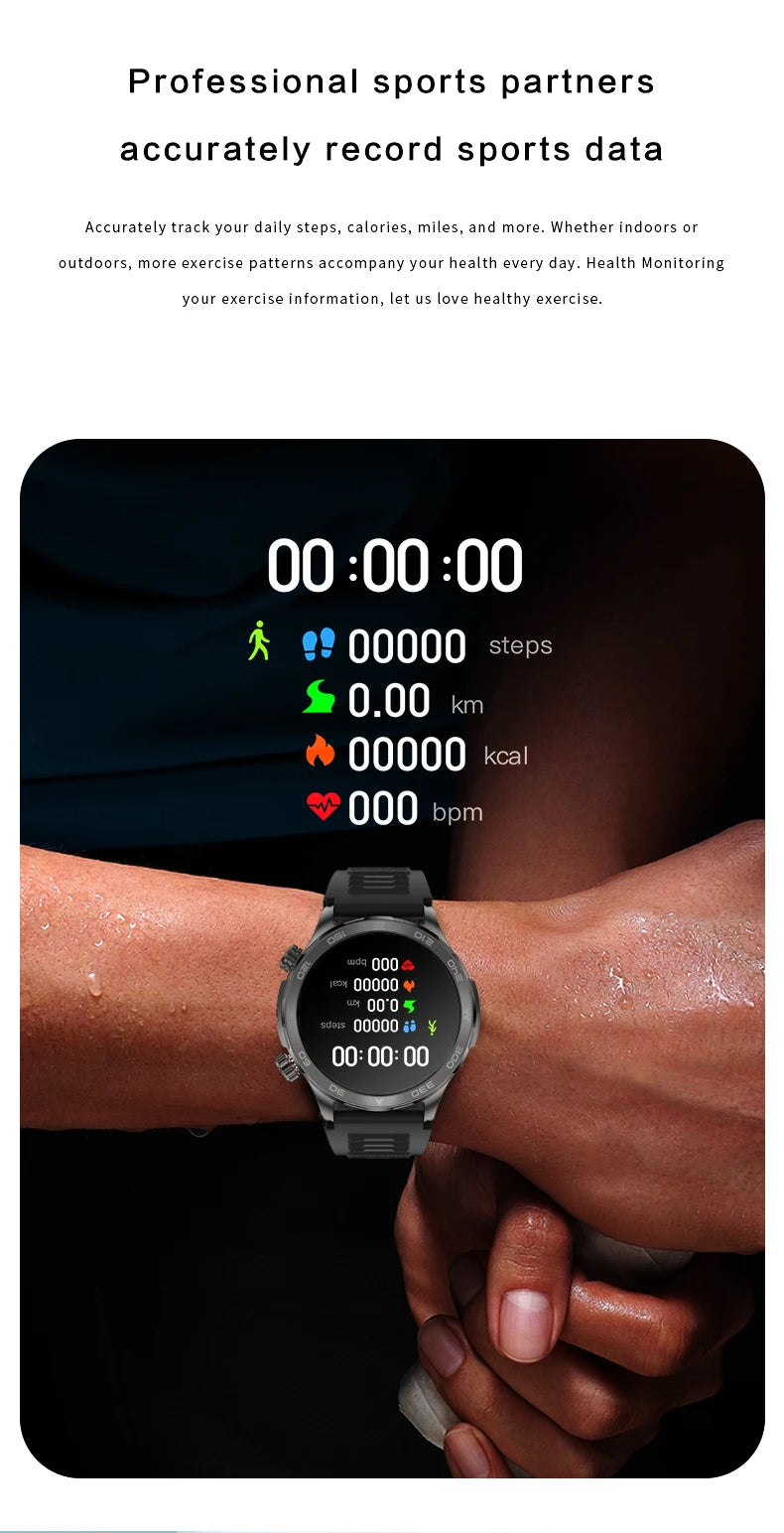 2025 New For Huawei IP68 Waterproof GPS Sports Smart Watch Men AMOLED HD Screen Heart Rate NFC Bluetooth Call Smart Watch Woman