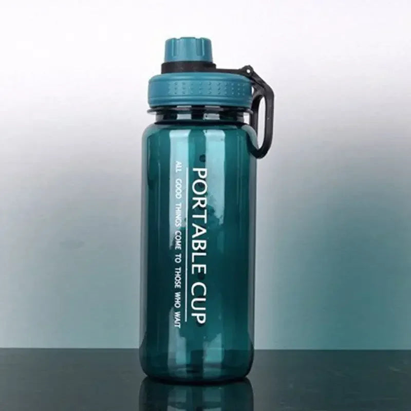 1000ml Sports Water Bottle Portable Leakproof Large Capacity Travel Kettle Lightweight Plastic Water Jugs Creative Space Cup