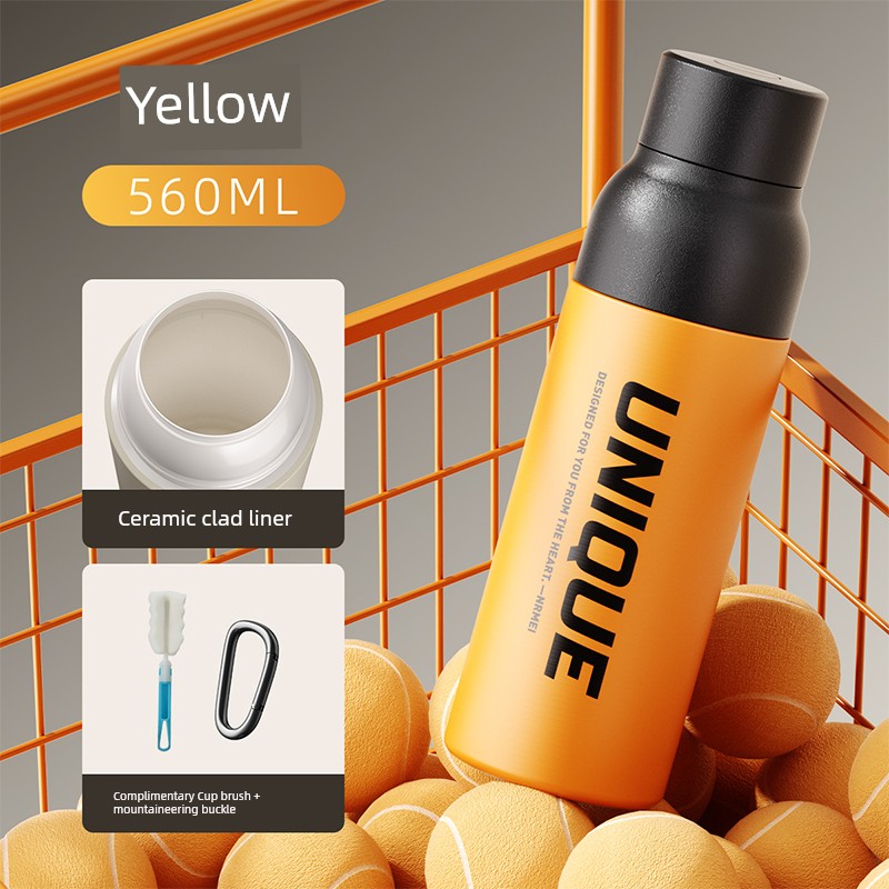 Vacuum Cup 2024 New Arrival Tea Water Separation Good-looking Tea Cup Men's Outdoor Tea Portable Quickly Open Stainless Steel Water Cup