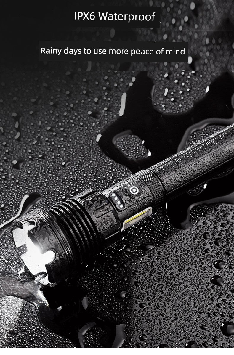 P90 Power Torch Rechargeable Outdoor Long-Range Xenon Lamp Zoom High-Power Spotlight Super Bright Probe Xenon Lamp