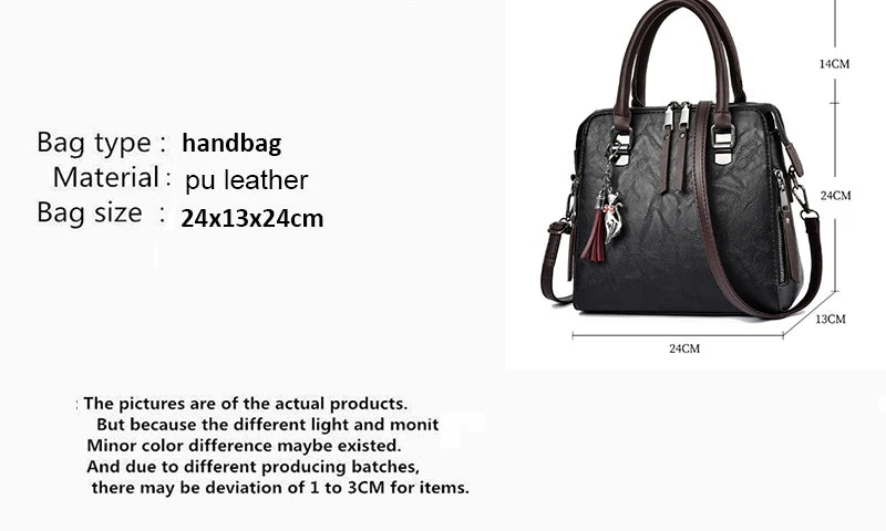 Gusure Luxury Handbag Women Crossbody Bag with Tassel hanging Large Capacity Female Shoulder Bags Embroidery Tote bag