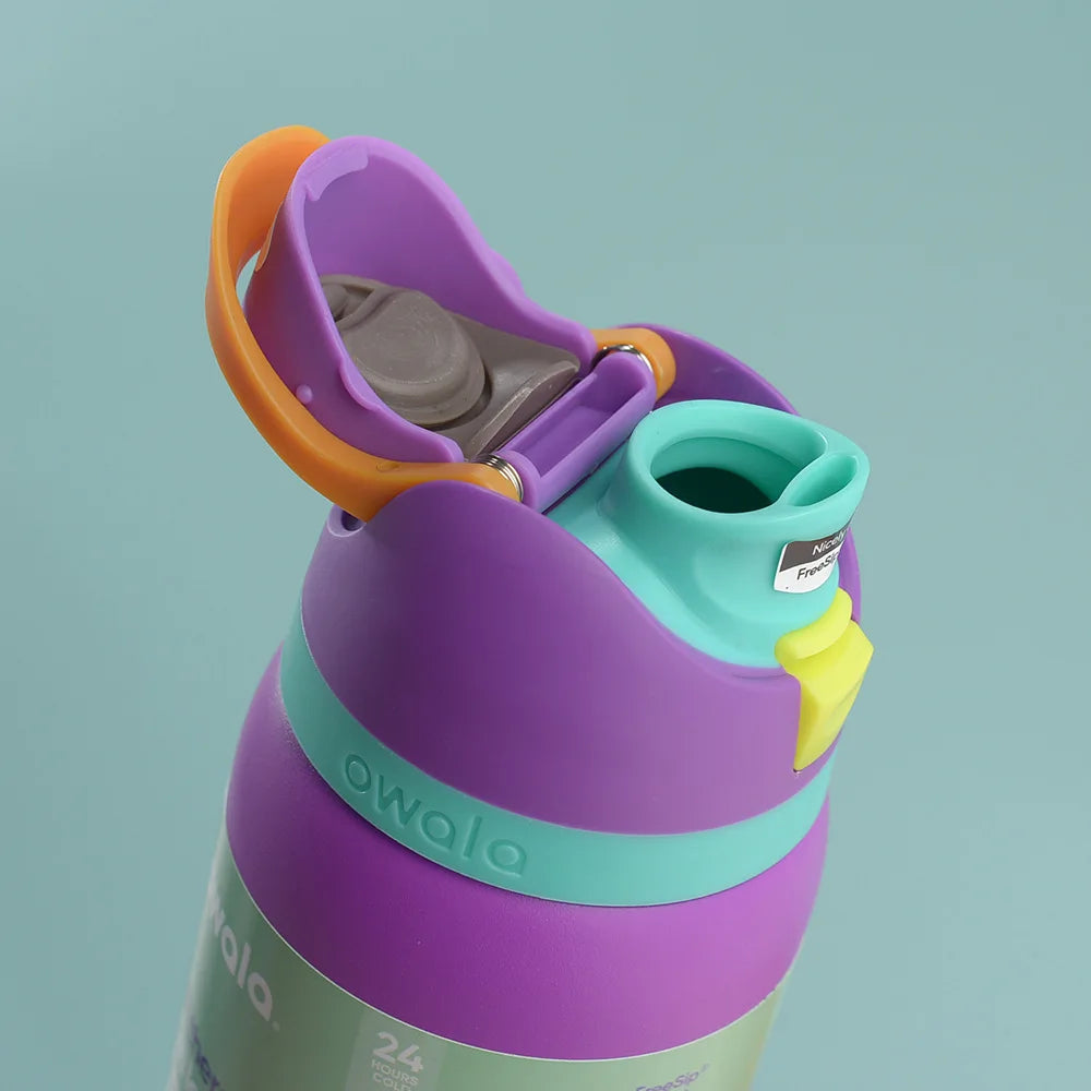 NEW Original Owala Insulated Stainless Steel Water Bottle with Straw, BPA-Free Sports Water Bottle