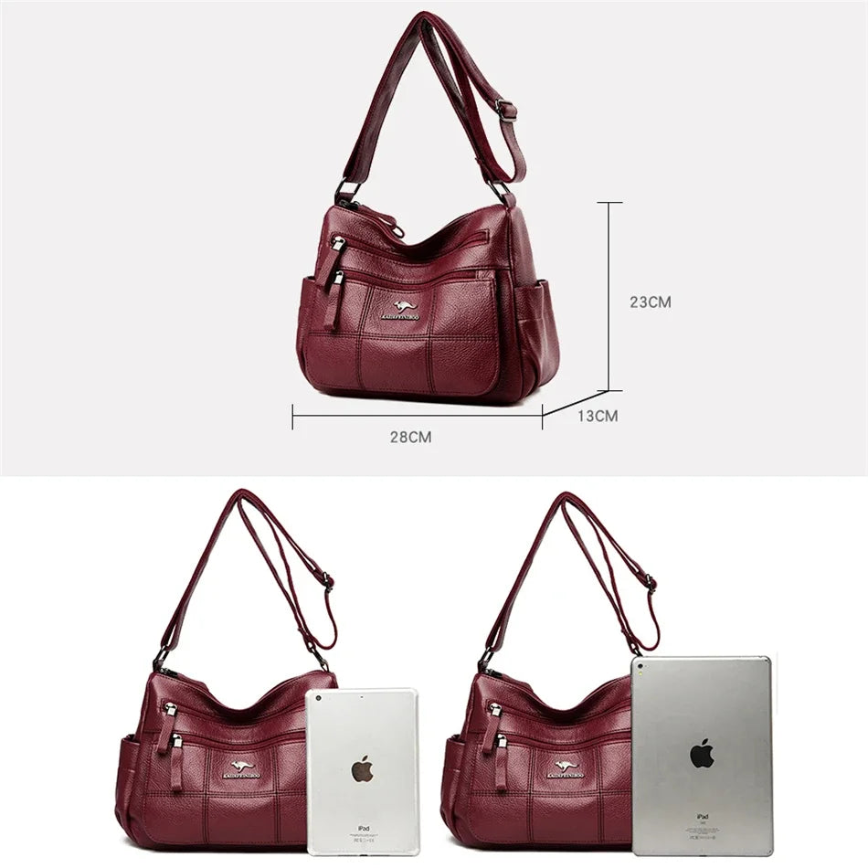 Genuine Brand PU Leather Sac Luxury Handbags Women Bags Designer Shoulder Crossbody Hand Bags for Women Purses and Handbags