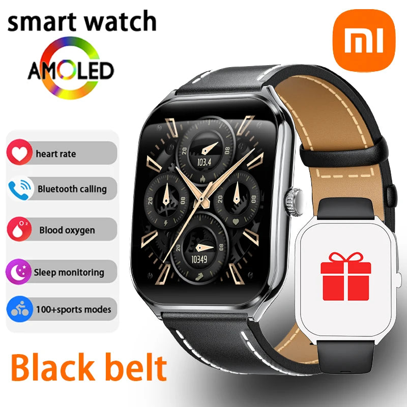 Xiaomi New Ultra Thin Smart Watch Men 1.96" AMOLED 360*360 HD Pixel Display always Show Time Call Reminder Smartwatch Ladies