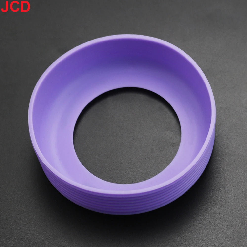 JCD 7.5cm Threaded Silicone Cup Bottom Cover Wear Resistant Sleeve Sheath Anti Slip Water Bottle Anti Slip Case Protective