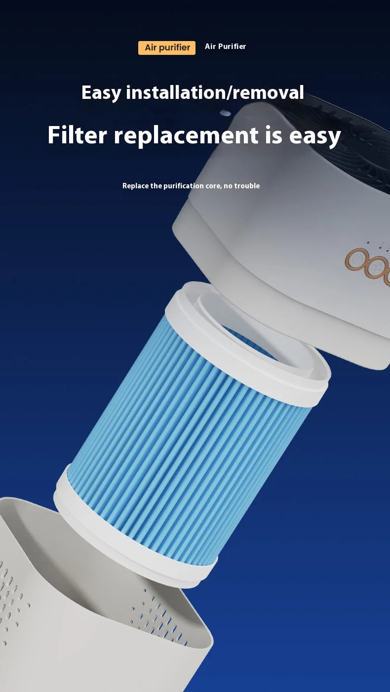 Xiaomi Youpin Air Purifier HEPA Filter Negative Ion Remove Second-hand Smoke PM2.5 for Allergies Smokers Air Cleaner Bedroom