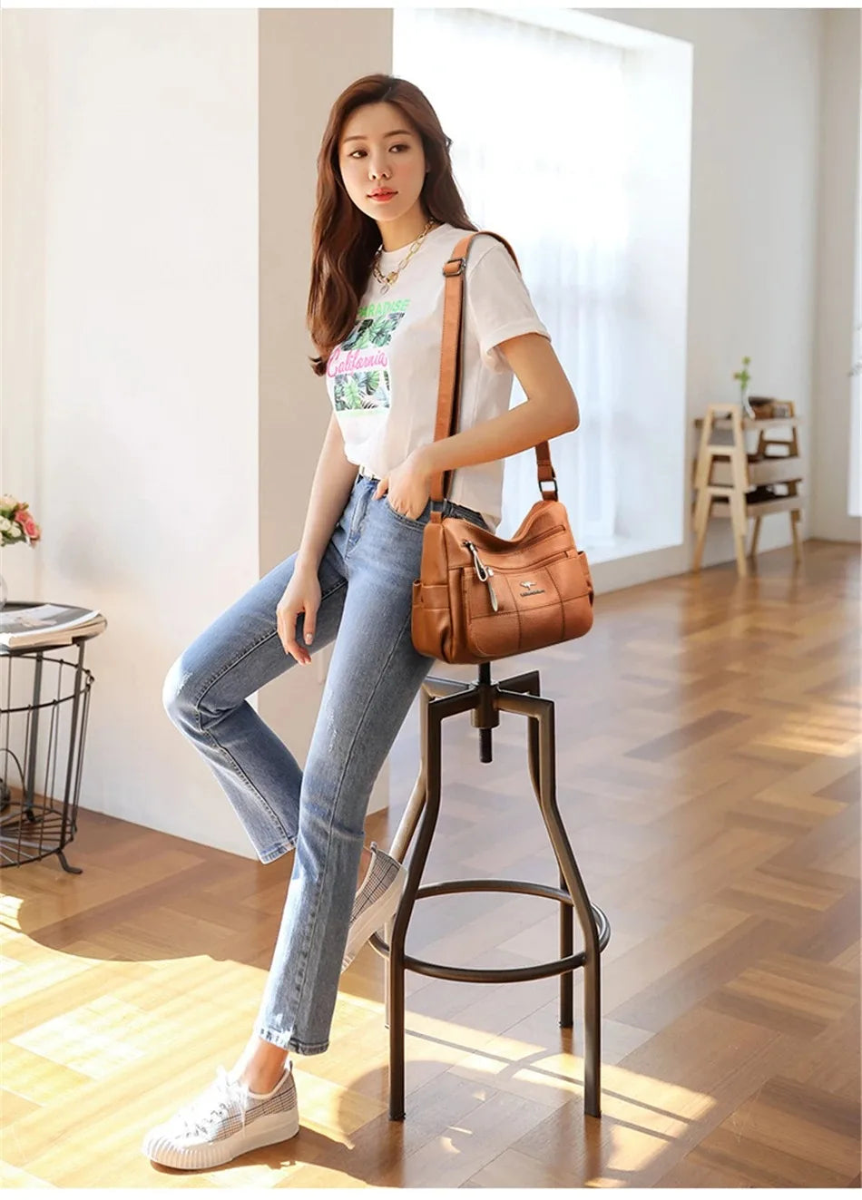 Genuine Brand PU Leather Sac Luxury Handbags Women Bags Designer Shoulder Crossbody Hand Bags for Women Purses and Handbags