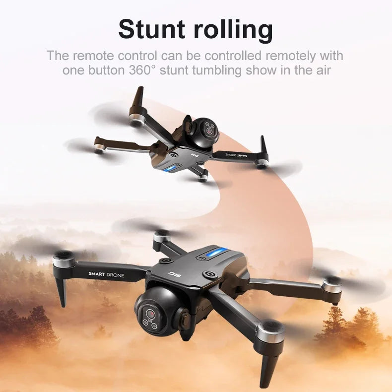 VIVO D18 Drone 8K Aerial HD Dual Camera Photography Intelligent Obstacle Avoidance Brushless Power 5G WIFI GPS Return VR Drone