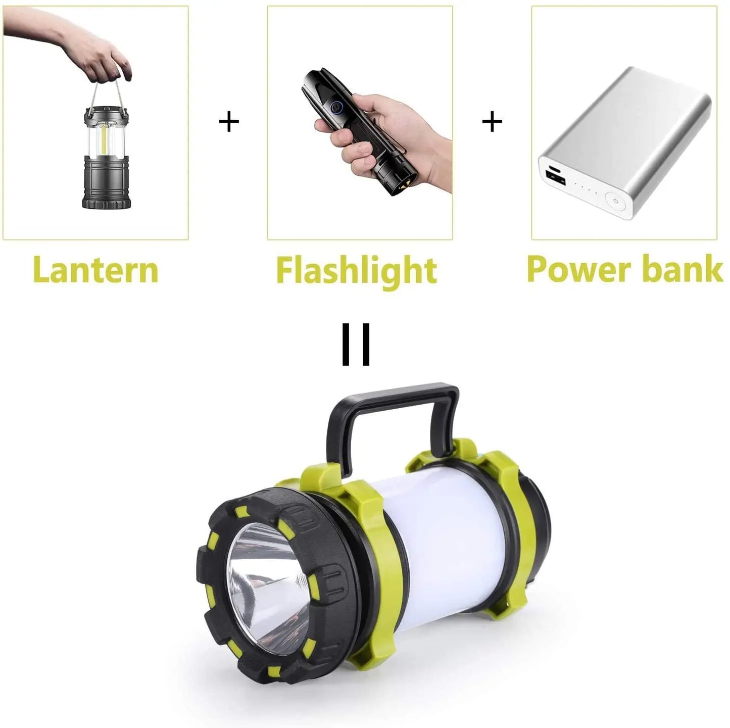 Super Bright USB Rechargeable Searchlight LED Flashlight Waterproof Ultra-Long Range Hand lamp Outdoor Hunting Fishing Light