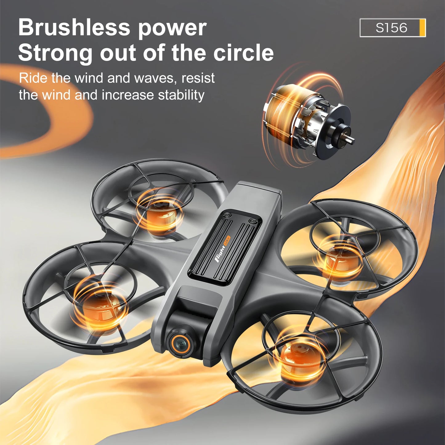 2025 S156 Mini Drone 8K HD Aerial Photography Dual-Camera Dron With Screen Omnidirectional Brushless Motor Drone RC