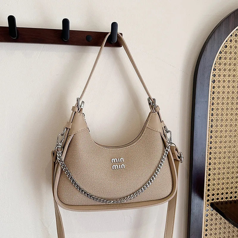2025 EarlySpring New Simple and Casual Fashion Women's Armpit Handbag High-end and Trendy ShoulderBag for Style-conscious Ladies