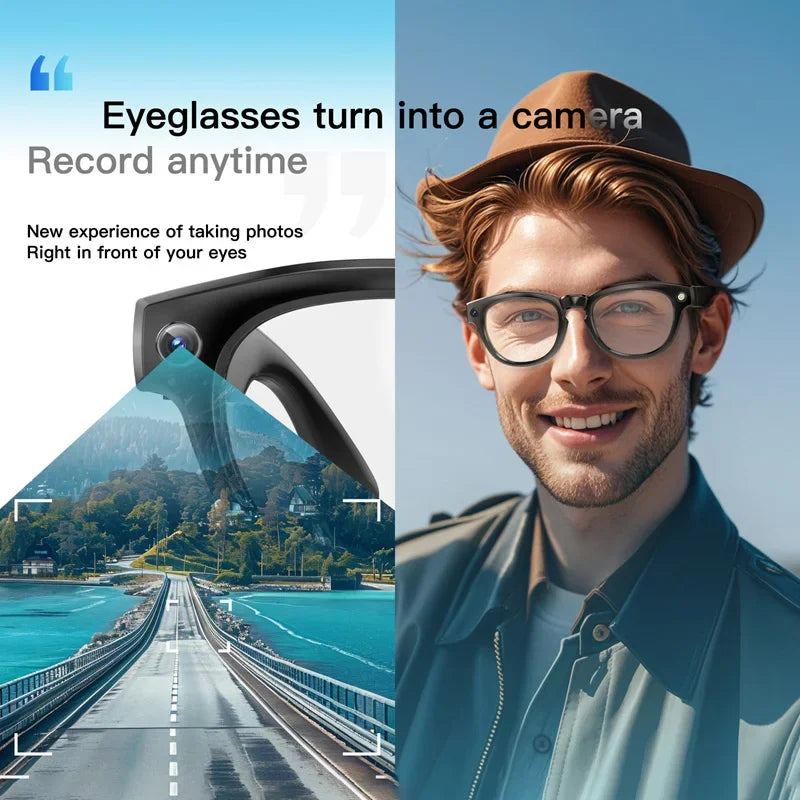 Xiaomi GS380 Smart Glasses With Camera 200W Pixels Auto Colour Change Lens Bluetooth Glasses Listen to music Shooting Sunglasses