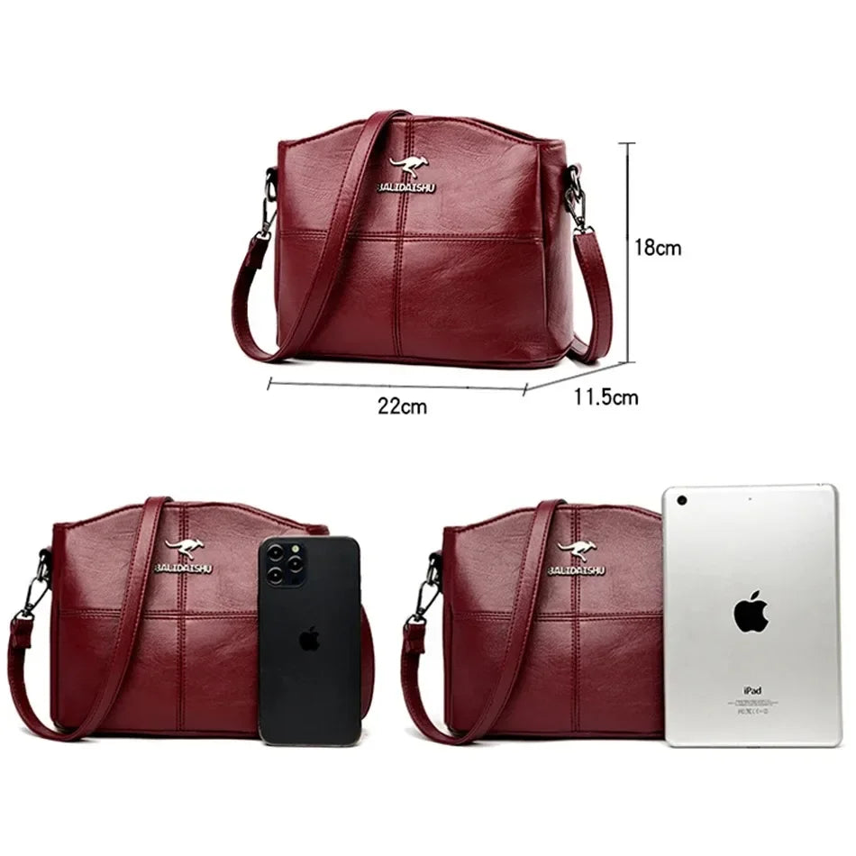 Genuine Brand PU Leather Sac Luxury Handbags Women Bags Designer Shoulder Crossbody Hand Bags for Women Purses and Handbags