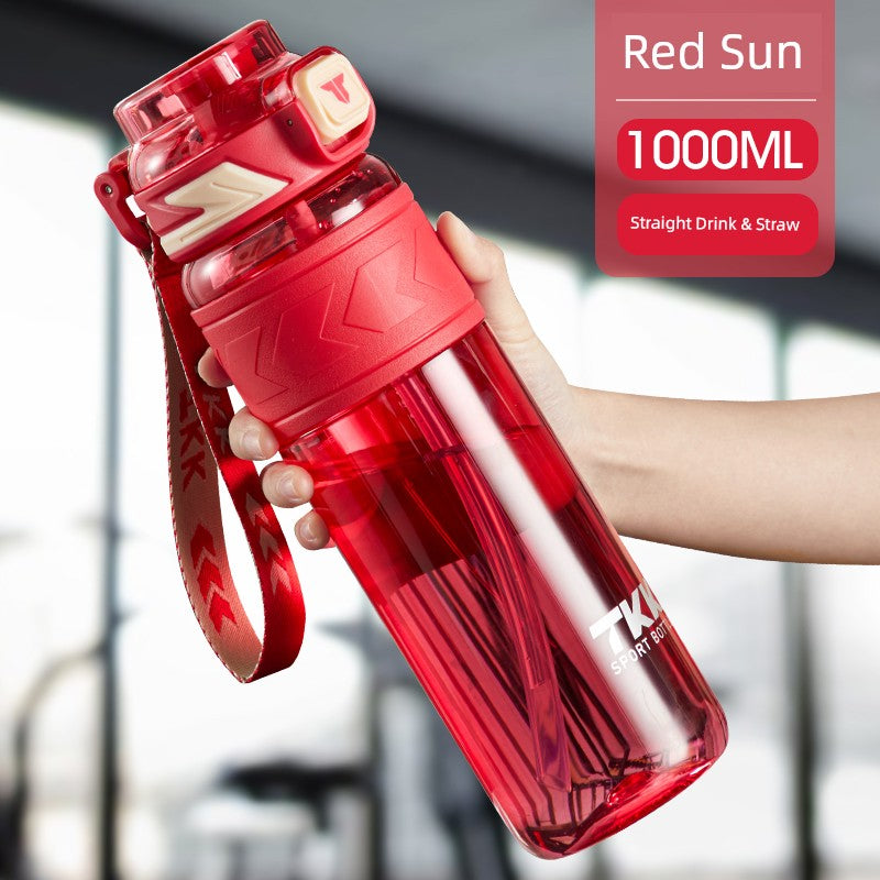 Sports Water Cup for Boys and Girls, Large Capacity, Summer Simple Design for Students, High Temperature Resistant Tritan Water Kettle