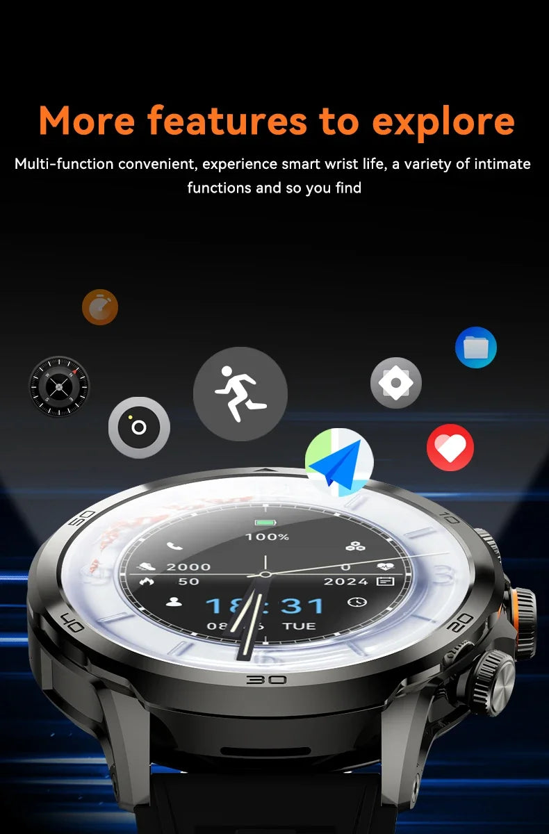 2025 NEW 4G Full Netcom H19 Smartwatch Android System 1.95 Inch 720*720 Amoled Screen 190° Rotating Camera Smart Watch GPS WIFI