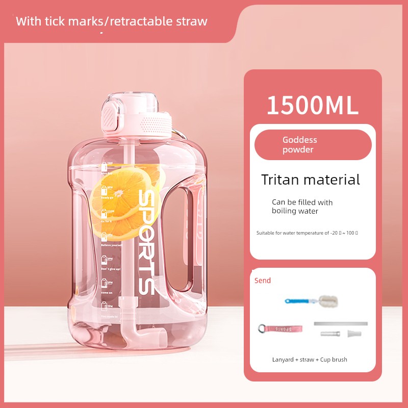 Tritan 5Liter T Barrels Large Large-Capacity Water Cup Sports Water Kettle Outdoor Portable High Temperature Resistant Tea Cup for Boys