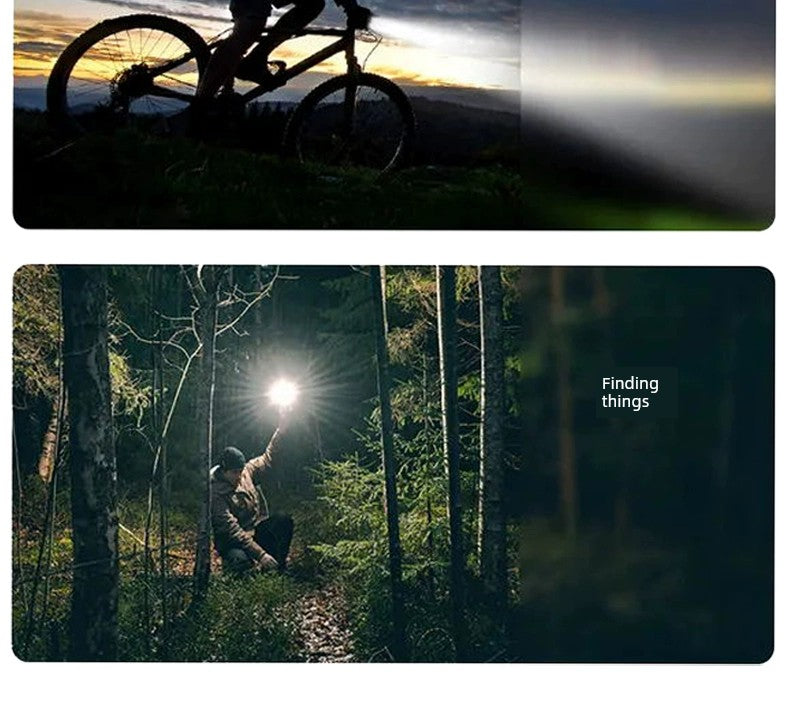 P90 Power Torch Rechargeable Outdoor Long-Range Xenon Lamp Zoom High-Power Spotlight Super Bright Probe Xenon Lamp