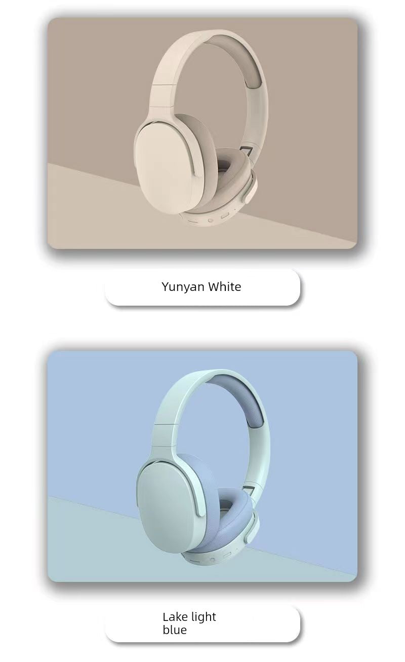 2025 Hot-Selling Headset Wireless Bluetooth Headset Foldable Dry-Reducing Low-Stress Full Ear Bag