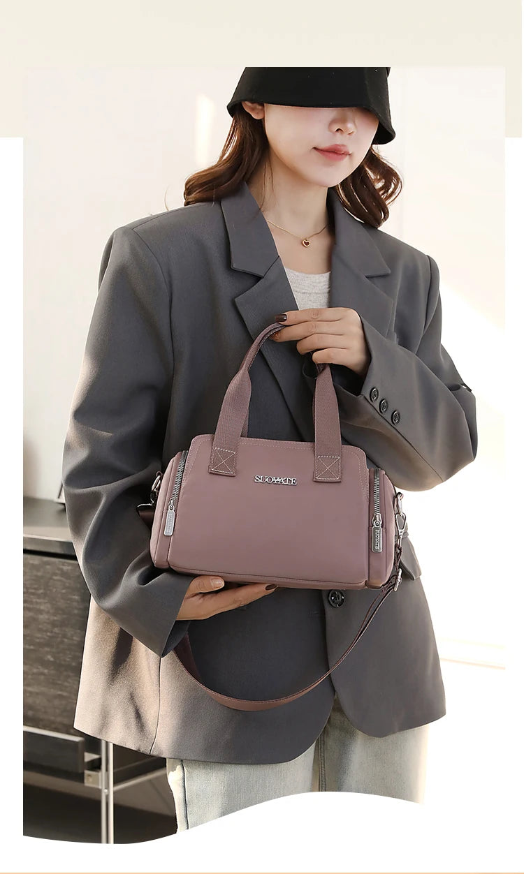 Fashion Luxury Brand Ladies Shoulder Bag High Quality Large Capacity Crossbody Bag Waterproof Multi Functional Women's Handbags