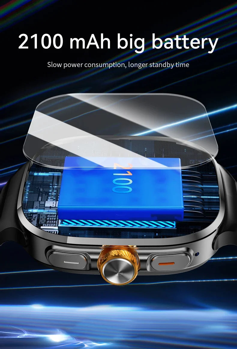 2025 M99 5G Smart Watch: Android 10.0, 9MP Rotary Camera, 256GB Storage, GPS/NFC, 1.95" AMOLED Screen