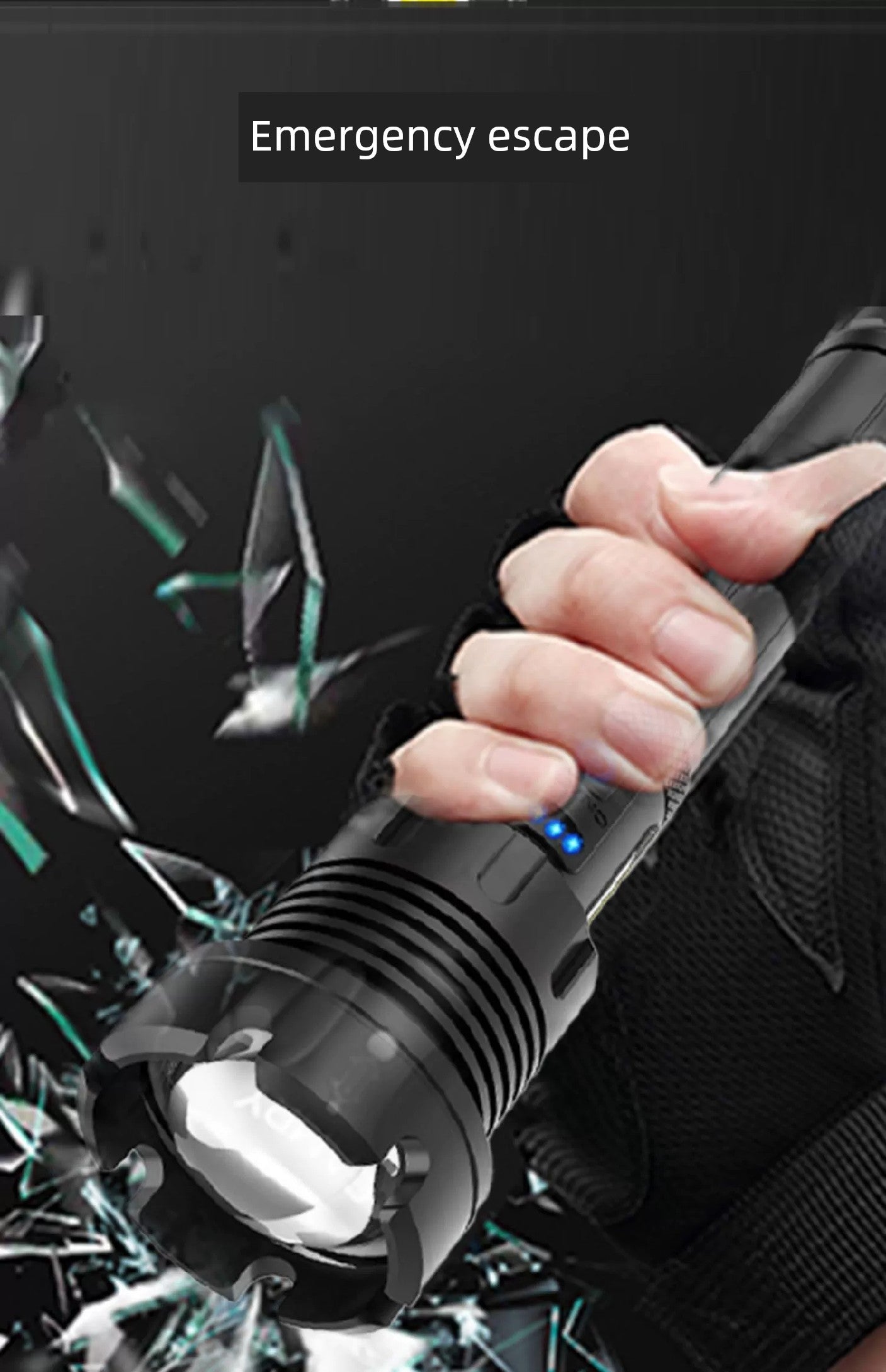 P90 Power Torch Rechargeable Outdoor Long-Range Xenon Lamp Zoom High-Power Spotlight Super Bright Probe Xenon Lamp