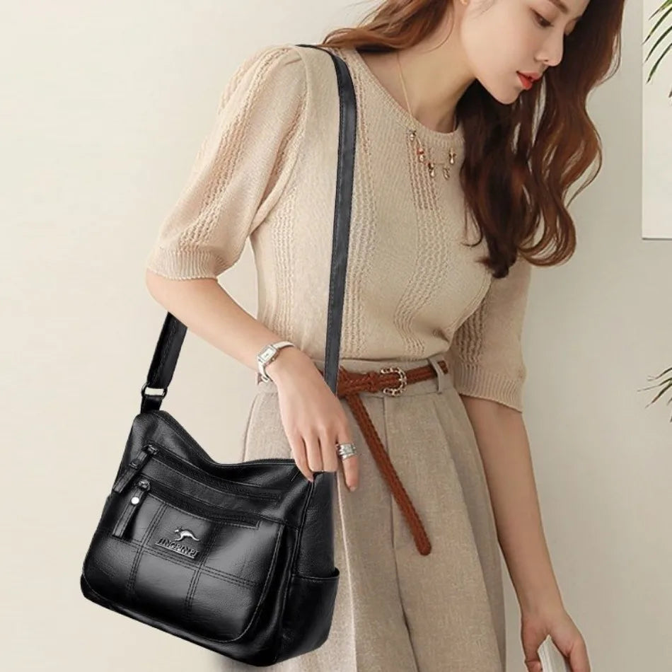 Genuine Brand PU Leather Sac Luxury Handbags Women Bags Designer Shoulder Crossbody Hand Bags for Women Purses and Handbags