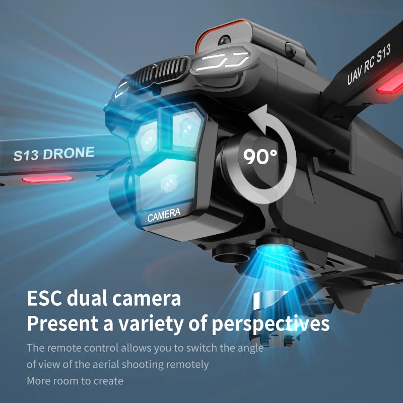 Xiaomi Mijia S13 Drone 8K Professional Dual Camera GPS FPV Brushless Motor Optical Flow Hovering Foldable Quadcopter.