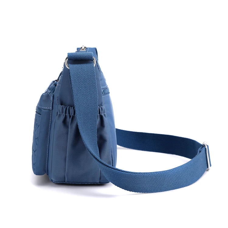Ladies' Shoulder Bag - Adjustable Shoulder Strap, Zipper Closure