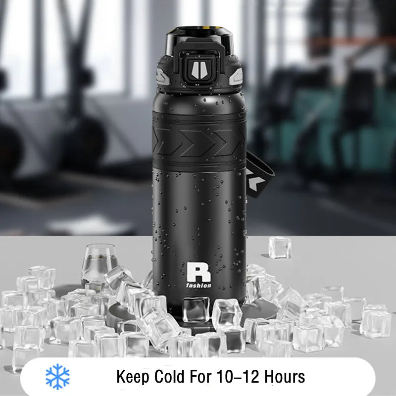 710ml High Quality Stainless Steel 316 Sport Vacuum Flask With Straw Portable Gym Fitness Outdoor Cycling Climb Thermal Bottle