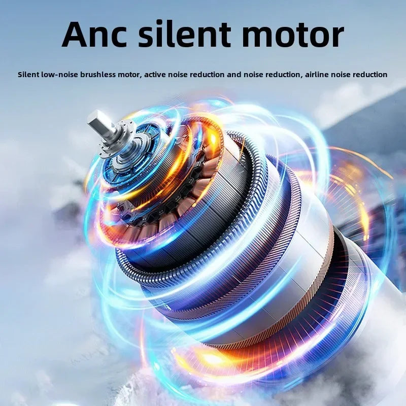 5200mAh Portable mini Fan 100 Wind Speeds Instant Cooling with Ice Mode Handheld fan USB Rechargeable electric fans Camping Fan
