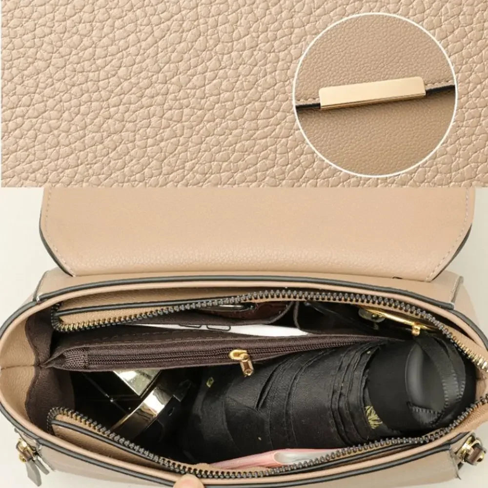 Luxury Shoulder Bag Female Bag Women Leather Handbags Multicolor High Capacity Crossbody Bags for Ladies Handbags