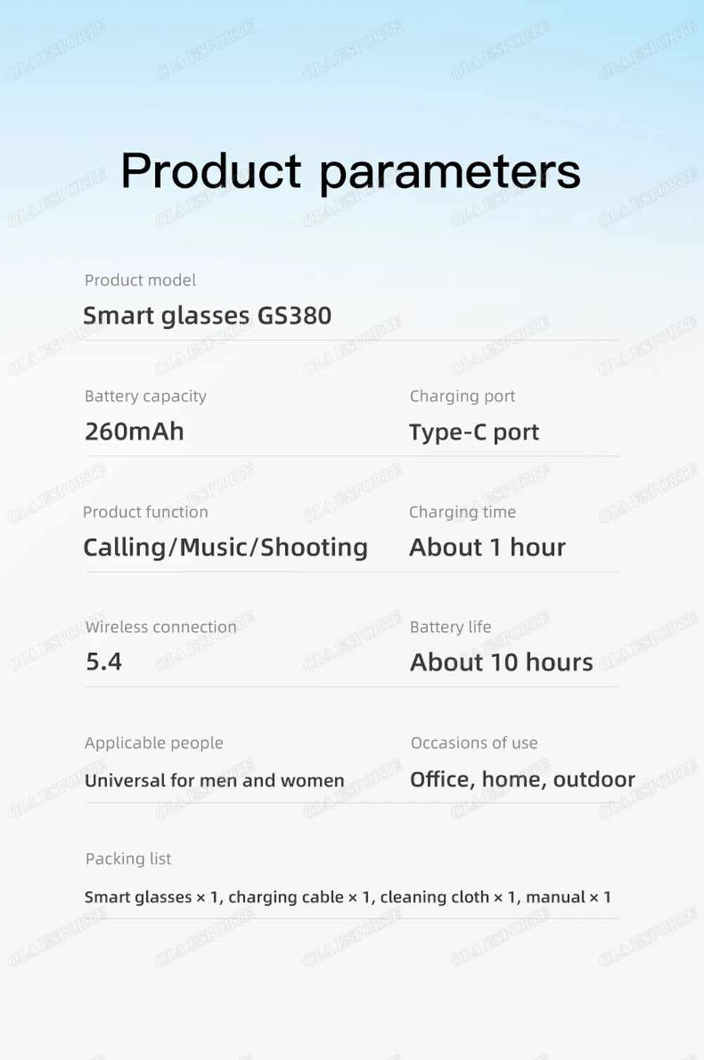 AI Smart Glasses Photo Sense Camera Bluetooth Music Call Intelligent Recording Ip65 Waterproof Bluetooth Sunglasses Men, Women