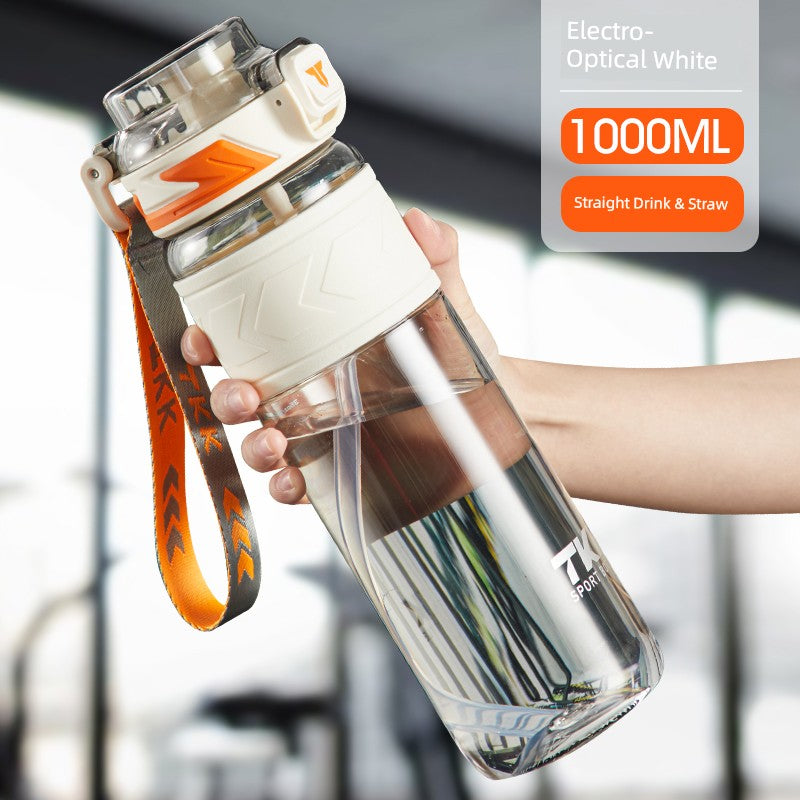Sports Water Cup for Boys and Girls, Large Capacity, Summer Simple Design for Students, High Temperature Resistant Tritan Water Kettle