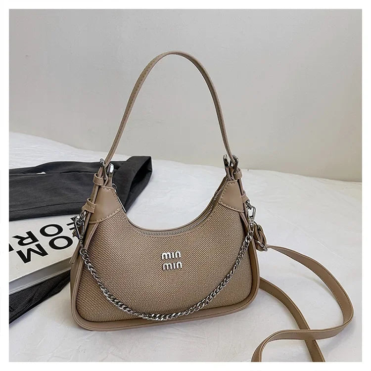 2025 EarlySpring New Simple and Casual Fashion Women's Armpit Handbag High-end and Trendy ShoulderBag for Style-conscious Ladies
