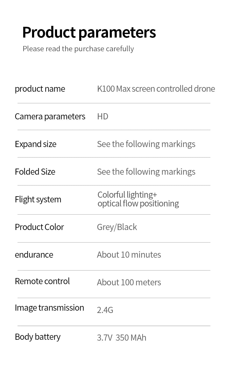 New K100 MAX Drone 8K 5KM Optical Flow Professional HD Dual Camera Obstacle Avoidance Aerial Photography Quadcopter Toys Gifts