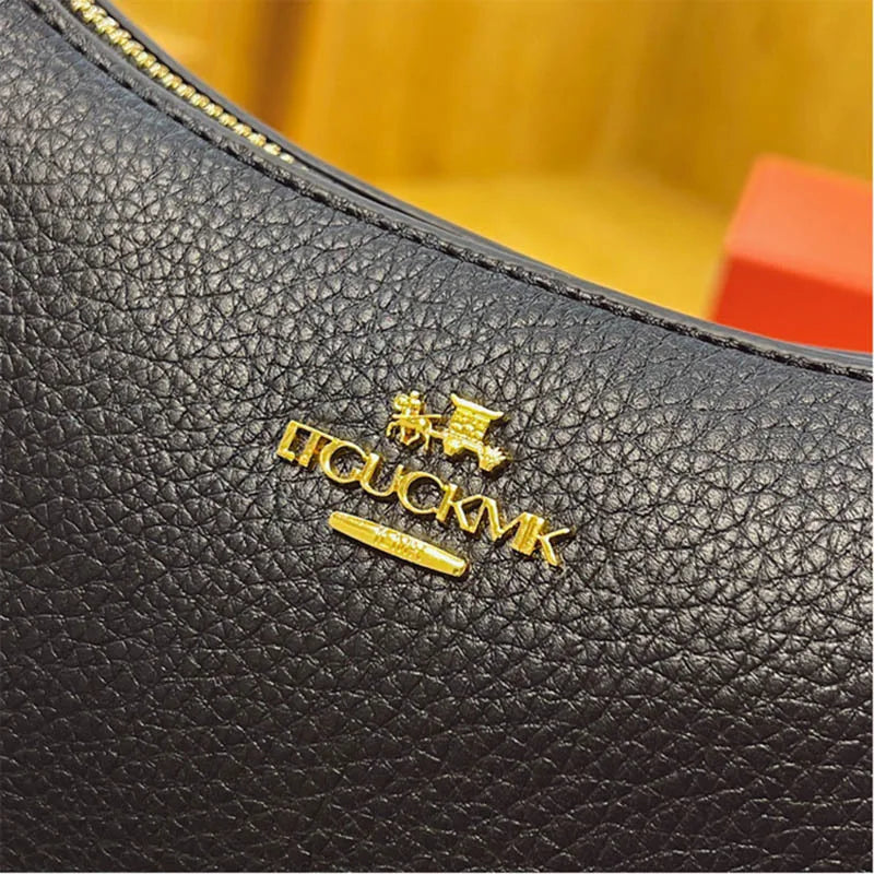 Ladies Classic Geometry Pattern Multifunctional Crossbody Bag 2025 Women's Handbag Fashionable Printed Shoulder Bag PU Leather