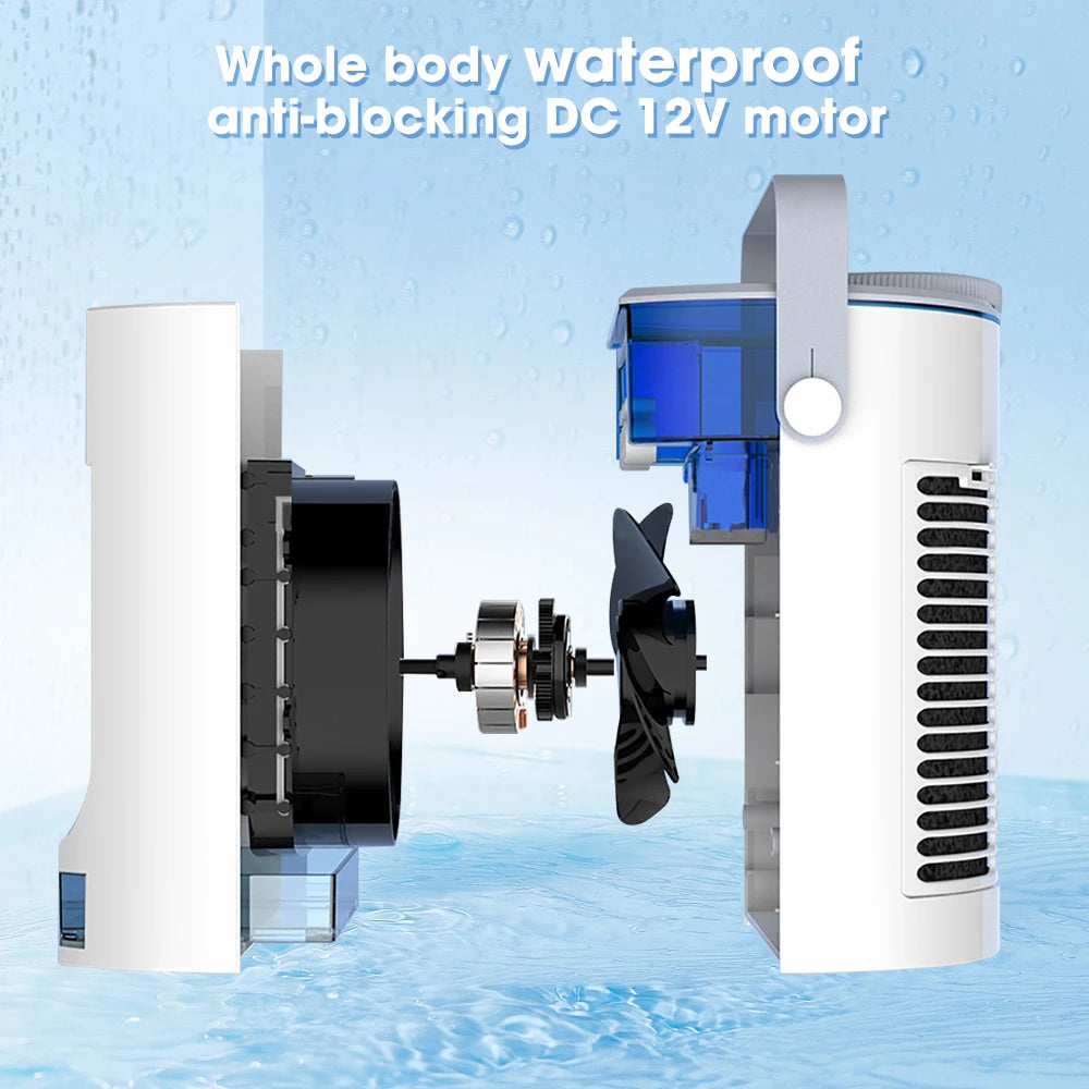 Mini Air Conditioner Air Cooler Fan Water Cooling Fan Air Conditioning Night Light Mobile Portable Air Conditioner Electric Fan