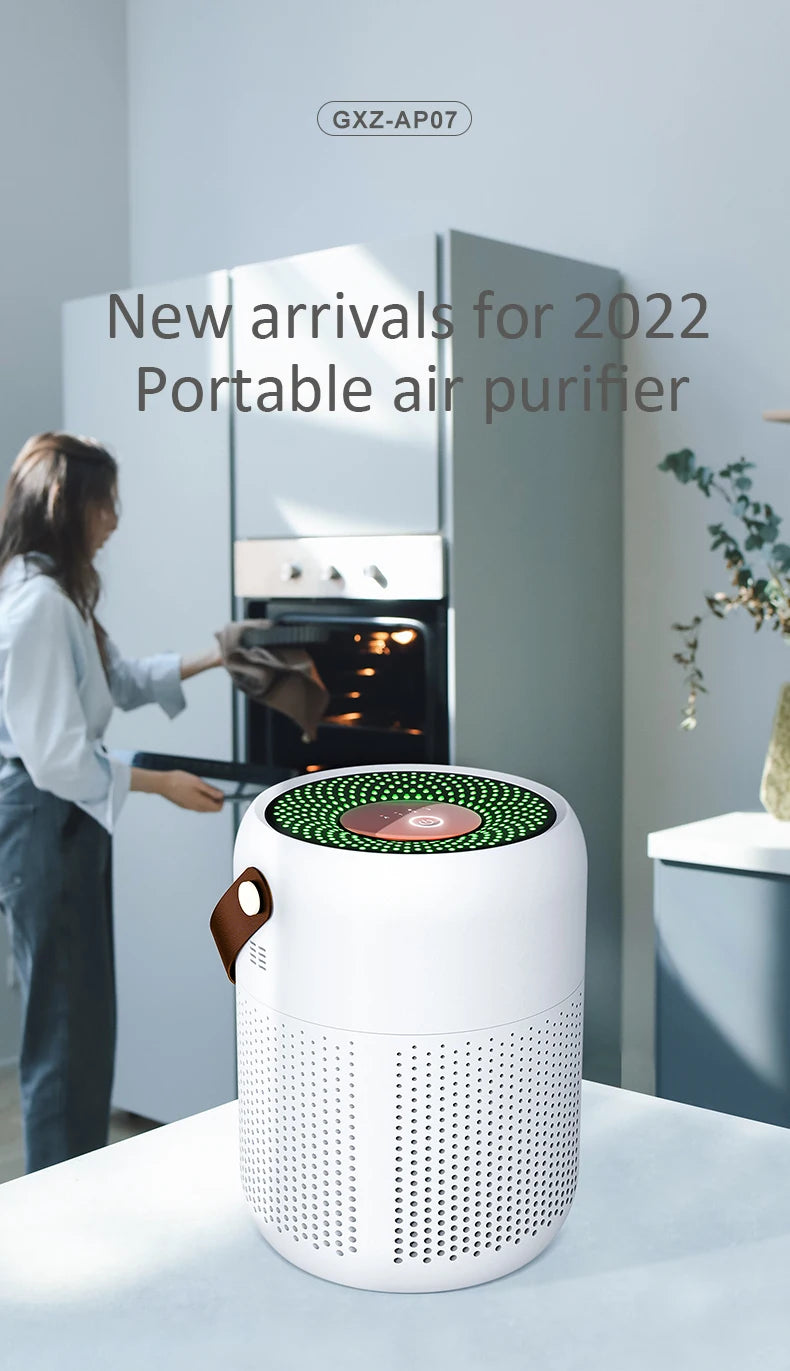 AP07 Air Purifier USB Negative Ions Generator Remover Formaldehyde for Home Portable Air Cleaner Perfume for Desktop Office