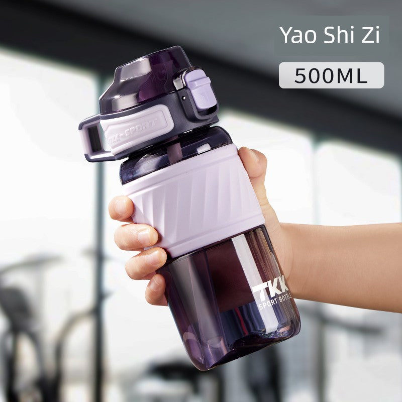 Sports Water Cup for Boys and Girls, Large Capacity, Summer Simple Design for Students, High Temperature Resistant Tritan Water Kettle