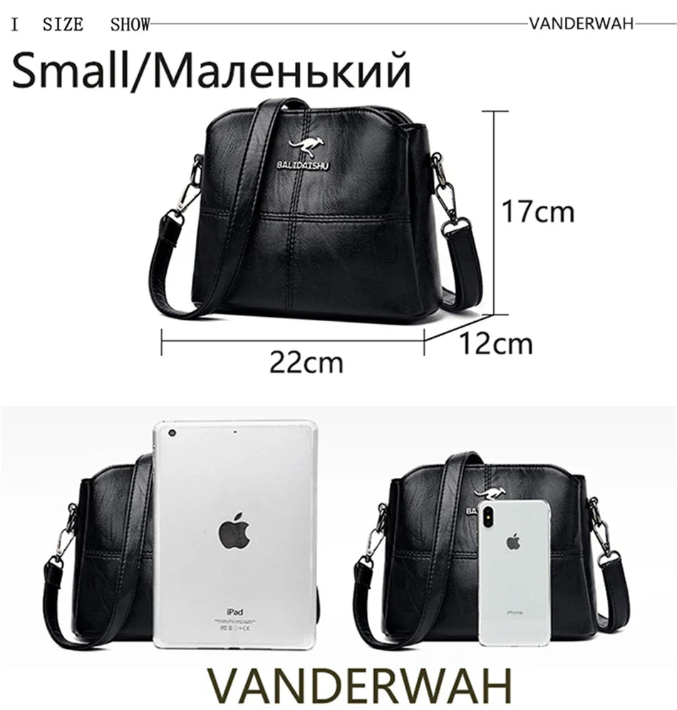 Genuine Brand PU Leather Sac Luxury Handbags Women Bags Designer Shoulder Crossbody Hand Bags for Women Purses and Handbags