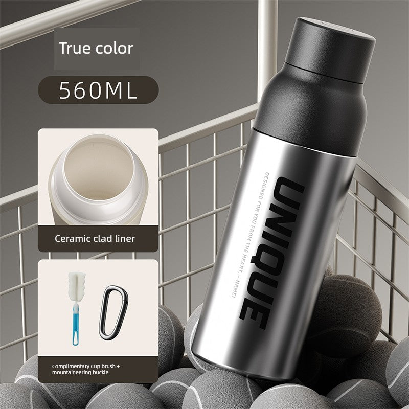 Vacuum Cup 2024 New Arrival Tea Water Separation Good-looking Tea Cup Men's Outdoor Tea Portable Quickly Open Stainless Steel Water Cup