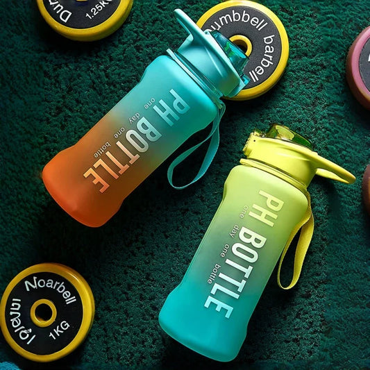 2.2L High-capacity Sport Water Bottle Portable Outdoor Travel Leakproof Drinking Bottle High Temperature Resistance Drink Bottle