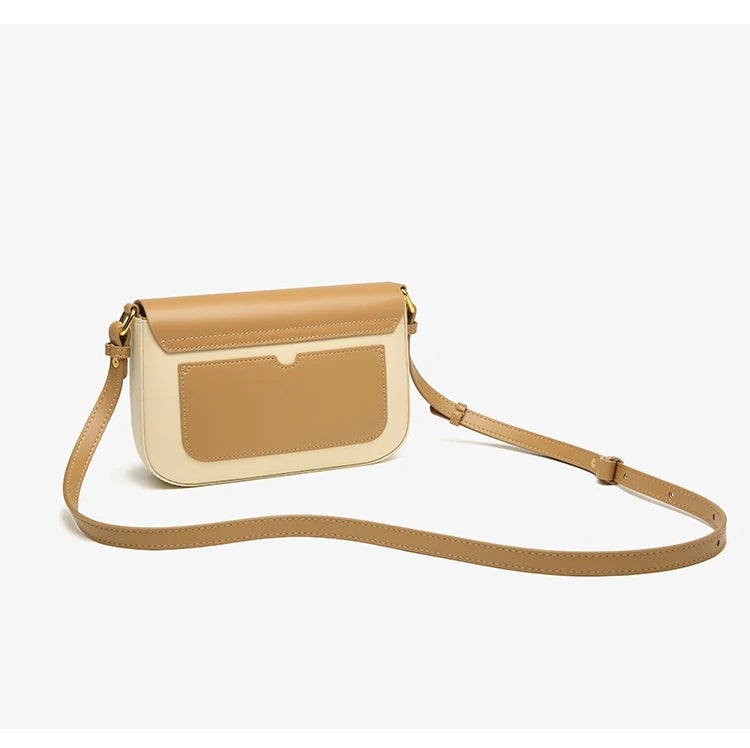 Luxury handbags female crossbody bags Tofu small square shoulder bag, Women bags new fashion 2025 genuine cowhide leather satchel